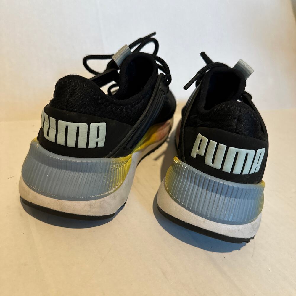 Puma Kids Size 4C Black Green Cantaloupe Pacer Future Allure Sneakers Casual - Picture 6 of 10